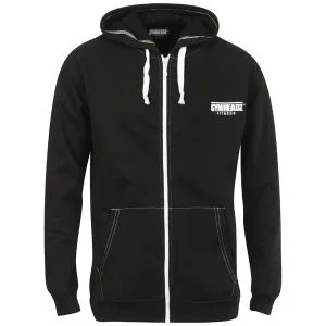 Gymheadz Sportswear Men's Hooded Jacket - Black - S - Black Image 1