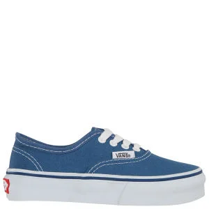 Vans Kids' Authentic Canvas Trainer - Navy - 10 - Navy Image 1