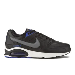 Nike Men's Leather Air Max Command - Black - 7 - Black Image 1