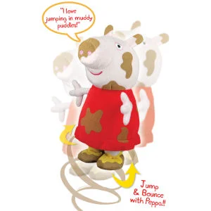 Peppa Pig - Jumping In Muddy Puddles Peppa Plush Toy Image 1