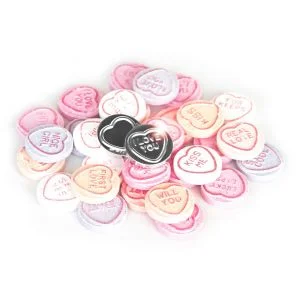 Silver Plated Love Heart Image 1