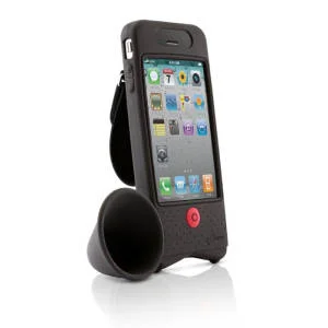 Bike Horn Amplifier for iPhone 4 - Black Image 1