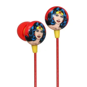 iHip DC Comics Wonder Woman Printed Earphones Image 1