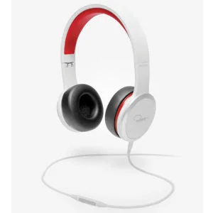 Wesc Rza Street Headphones - Red/White Image 1
