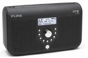 Pure Outlet ONE Elite DAB Radio, Black - Manufacturer Refurbished Image 1