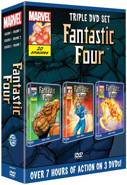Fantastic Four: Triple DVD Set - Season 1 Volume 1, Season 1 Volume 2 and Season 2 Volume 1 Image 1