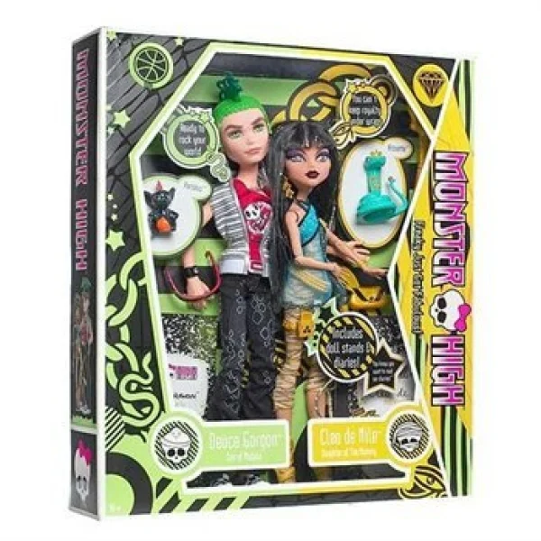 Monster High Cleo De Nile and Deuce Gorgon Doll Set Image 1