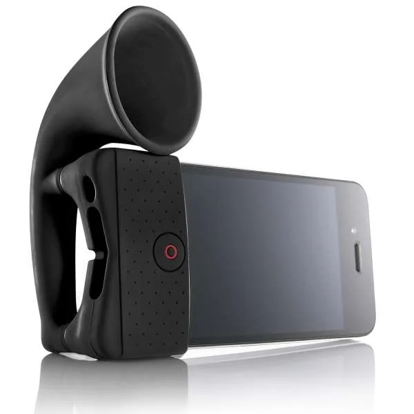 Horn for iPhone 4 - Black Image 1