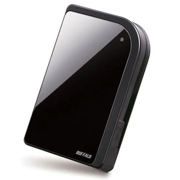 Buffalo MiniStation 500GB Portable USB 2.0 Hard Drive with Shock Resistance Black Image 1