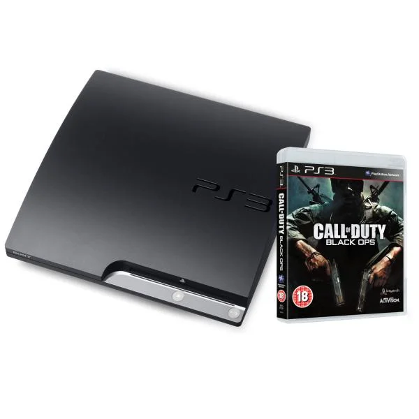 Playstation 3 PS3 Slim 160GB Console: Bundle (Includes Call Of Duty: Black Ops) Image 1