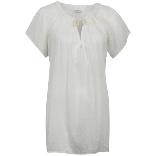 Chloe Women's Blouse Dress - Cream - 12 - Cream Image 1
