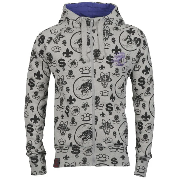 Joystick Junkies Men's Saints Row 3 Hoody - Grey Marl - S - Grey Marl Image 1