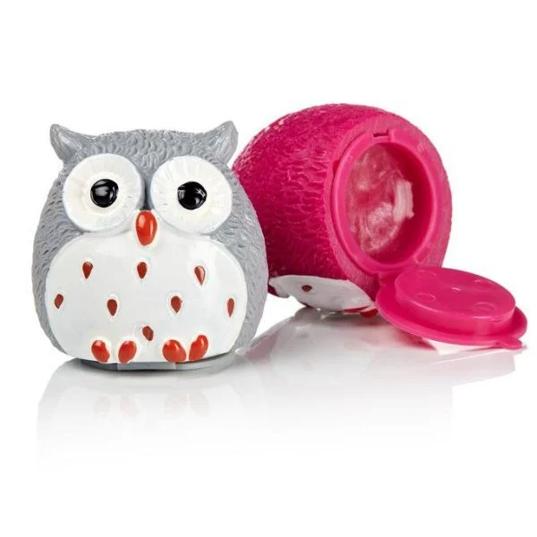 Owl Lip Balm Set (Chocolate Orange and Strawberry) Image 1