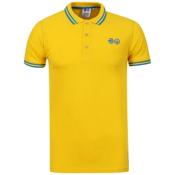 Crosshatch Men's Gladstone Polo Shirt - Freesia - S - Freesia Image 1