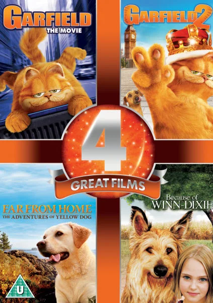 4 Great Films - Garfield / Garfield 2 / Far from Home / Because of Winn Dixie Image 1