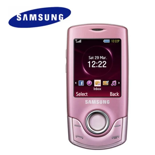 Samsung S3100 Sim Free Mobile Phone - Pink Image 1