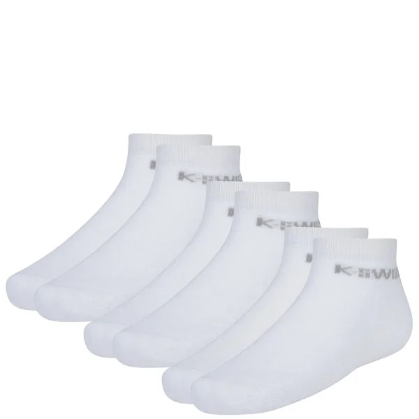 K-Swiss 3-Pack Socks - White/Grey - One Size - White/Grey Image 1