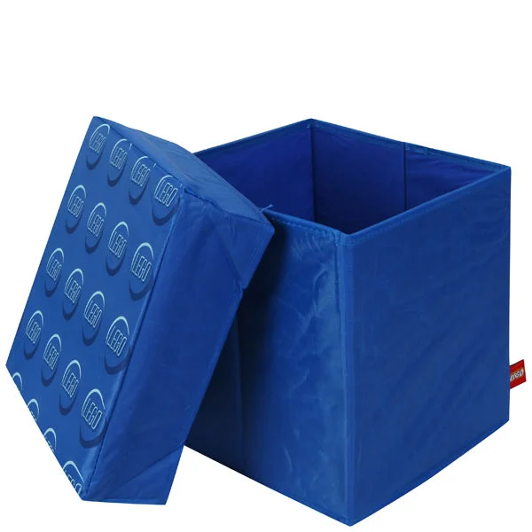 LEGO: Blue Classic Storage Box Stool Image 1
