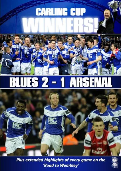 Birmingham City: Birmingham City 2 Arsenal 1 - Carling Cup Final 2011 Image 1