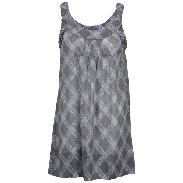 Chloe Women's Criss Cross Tunic - Blue/Grey - 12 - Blue/Grey Image 1