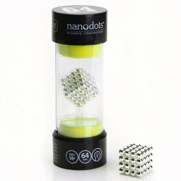 Nanodots Magnetic Constructors Silver - 64 Dots Image 1