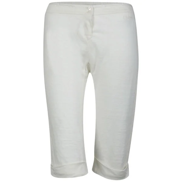 Chloe Women's Three Quarter Length Trousers - White - 10 - White Image 1
