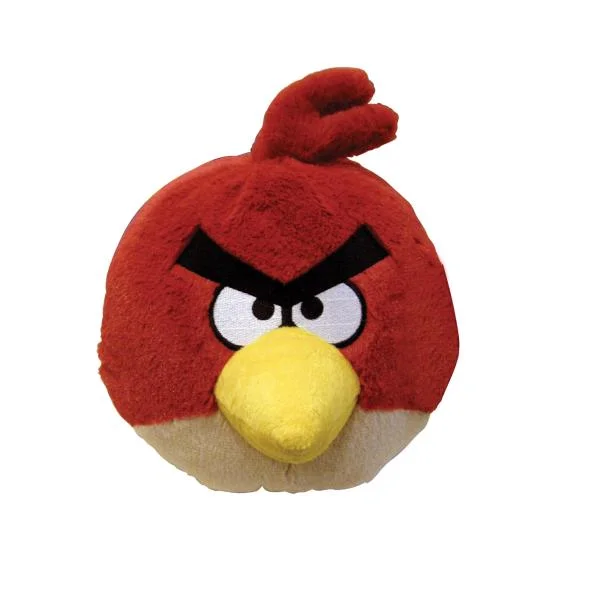 Angry Birds: 4 Inch Plush Red Bird With Sound Image 1