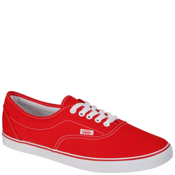 Vans LPE Canvas Trainers - Red - 3 - Red Image 1