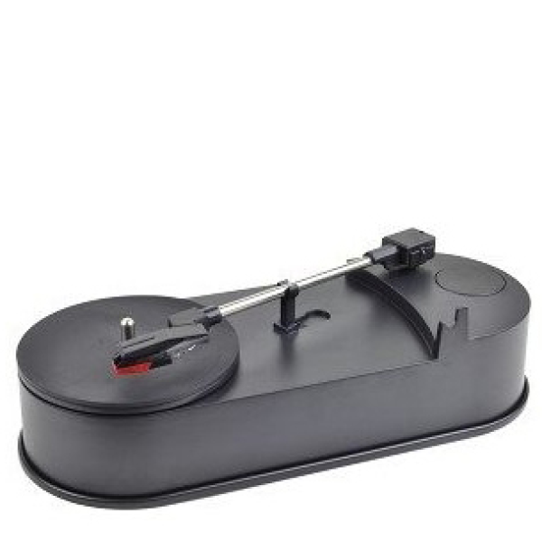 VIBE Sound VS-2006-MTS USB Mini Portable Turntable/Vinyl Archiver (Black) Image 1