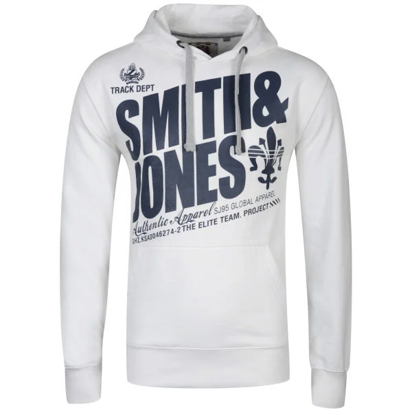 Smith & Jones Men's Patrico Hoody - White - M - White Image 1