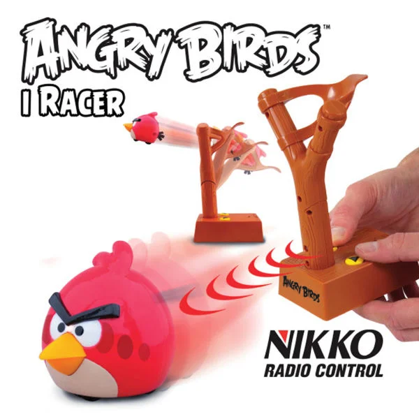 Nikko: Angry Birds Infrared Control iRacer - Red Image 1
