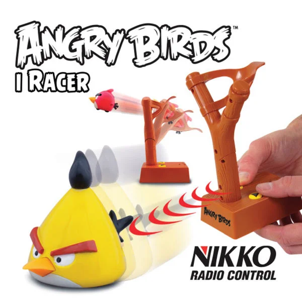 Nikko: Angry Birds Infrared Control iRacer - Yellow Image 1