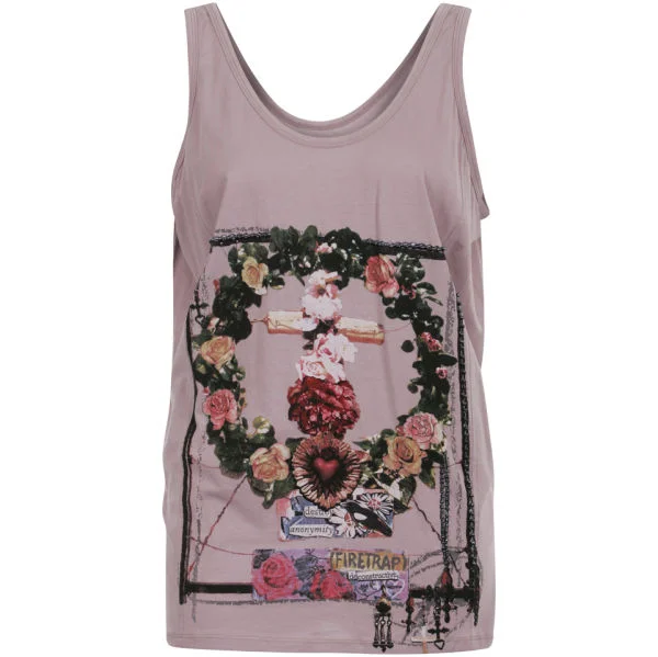 Firetrap Women's Spear Diego Vest Top - Pebble - S - Pebble Image 1