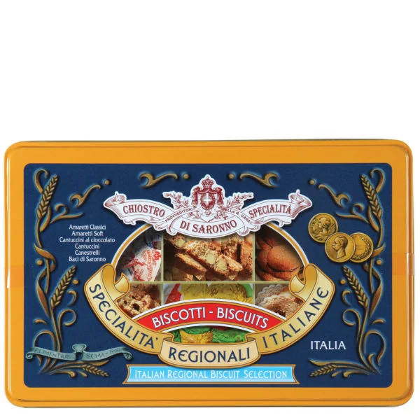 Italian Biscuit Selection in Luxury Tin Image 1