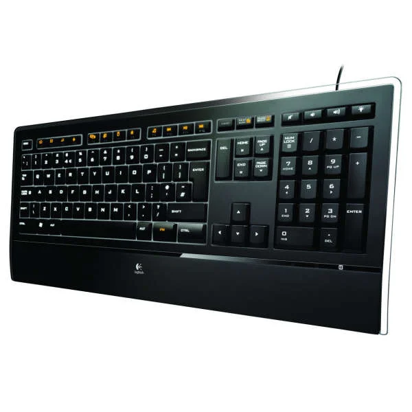 Logitech Illuminated USB Keyboard (920-001165) Image 1