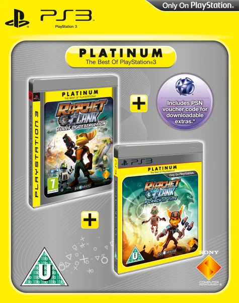 Ratchet & Clank: Tools of Destruction & Ratchet & Clank: A Crack in Time (Platinum Twin Pack) Image 1