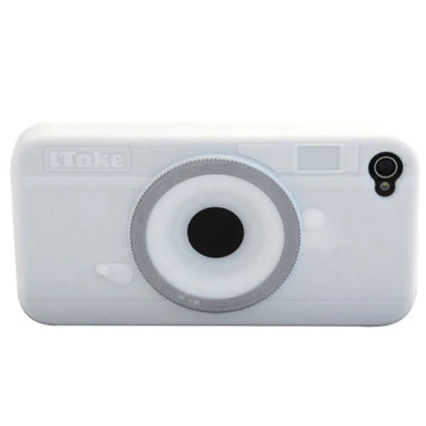 iTake Camera iPhone 4 Case - White Image 1