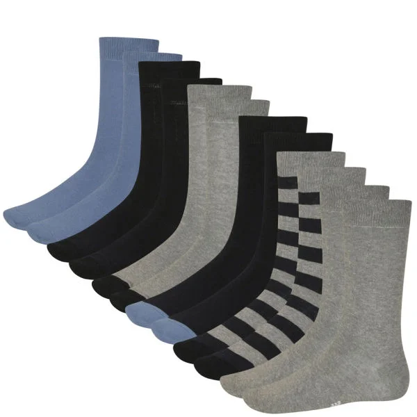 Boxfresh Men's Six Pack Socks - Multi - 7 to 11 - Multi Image 1