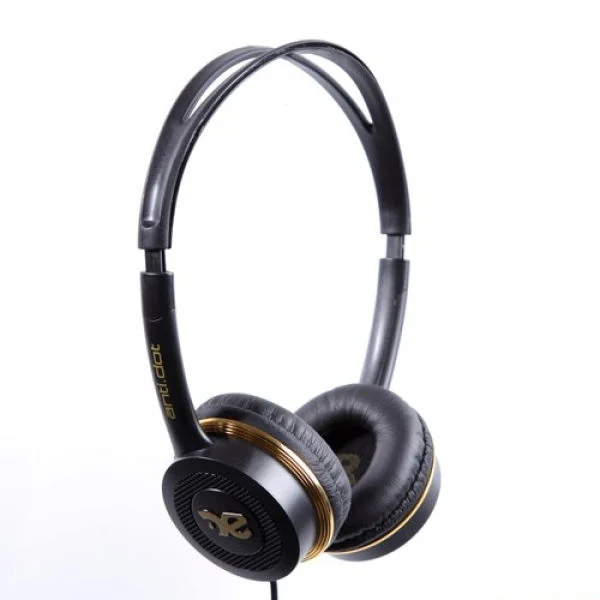 On Earz: Headphones Anti.Dot - Black and Gold Image 1