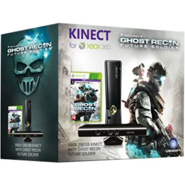 Xbox 360 250GB Bundle (Includes Kinect Sensor and Ghost Recon: Future Soldier Bundle) Image 1