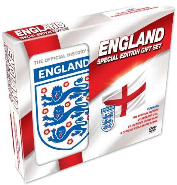 Official History of England Box Set (Includes DVD, St Georges Flag & Official England Pin Badge) Image 1