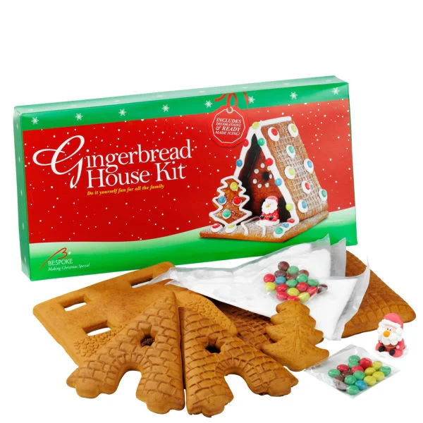 DIY Gingerbread House Kit with Sugar Figures Image 1