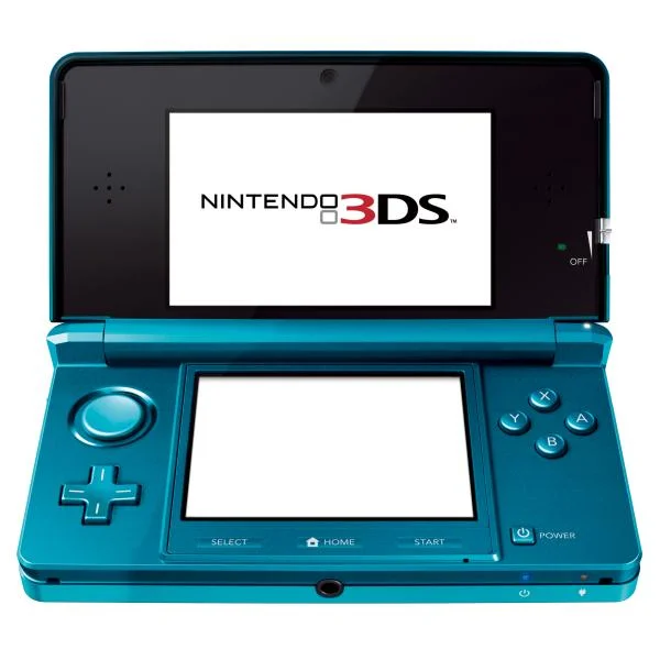 Nintendo 3DS Console (Aqua Blue) Image 1