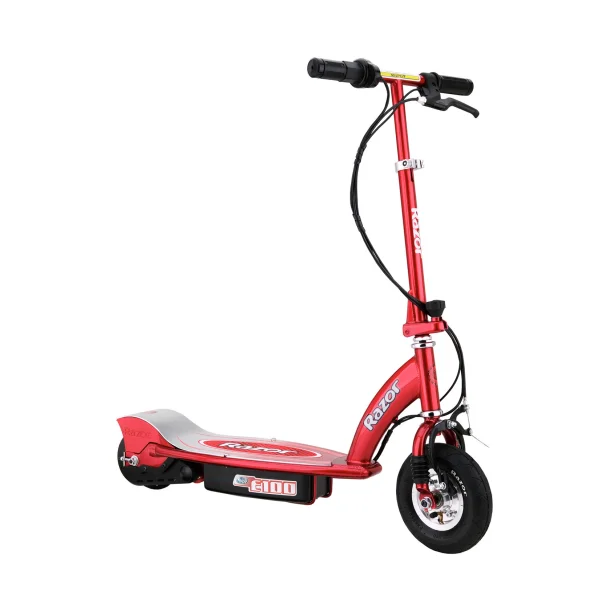 Razor E100 Electric Scooter - Red Image 1