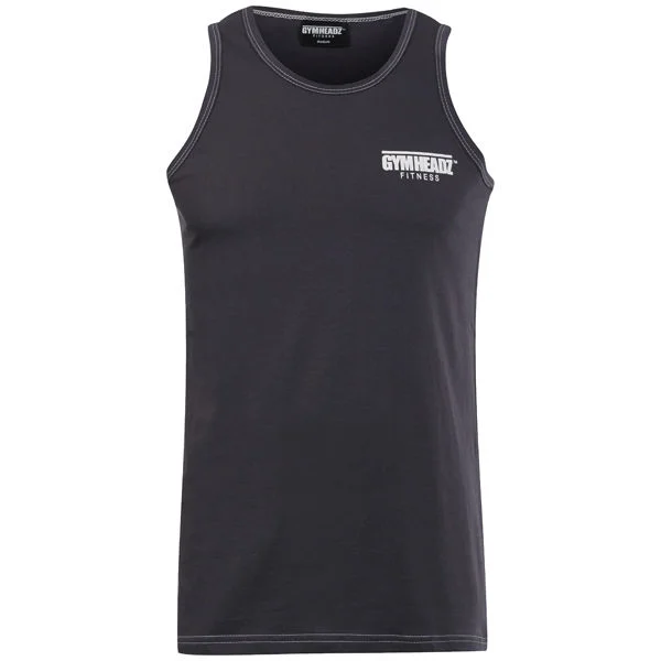 Gymheadz Sportswear Men's Grey Fitness Tank Top - S - Grey Image 1
