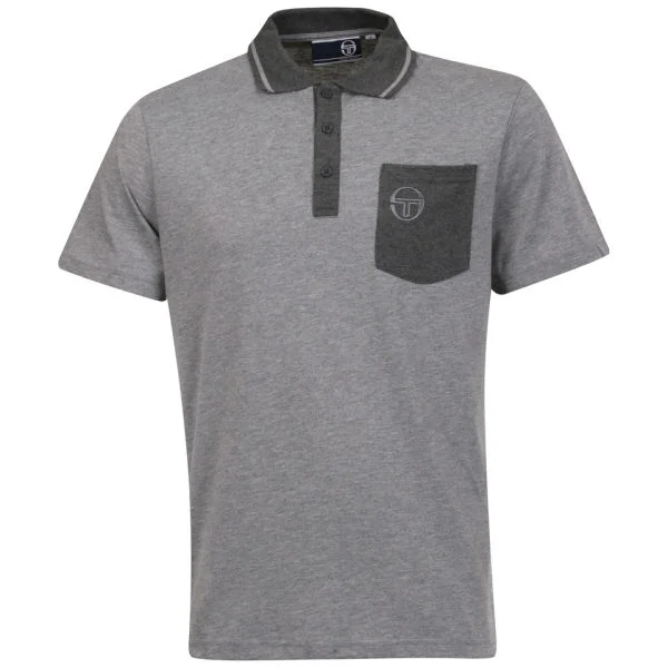 Sergio Tacchini Men's Phillips Polo-Shirt - Grey - S - Grey Image 1