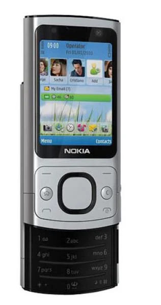 Nokia 6700 Slide Sim Free Unlocked Mobile Phone - Silver Image 1