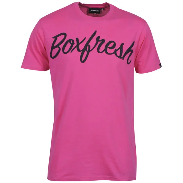 Boxfresh Men's Leopon T Shirt - Fuchsia Purple - S - Fuchsia Purple Image 1