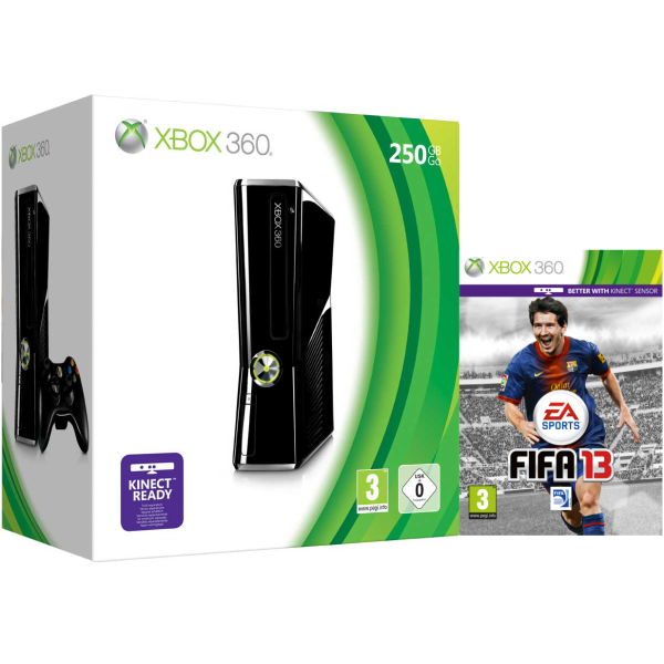 Xbox 360 250GB Bundle (Includes FIFA 13) Image 1