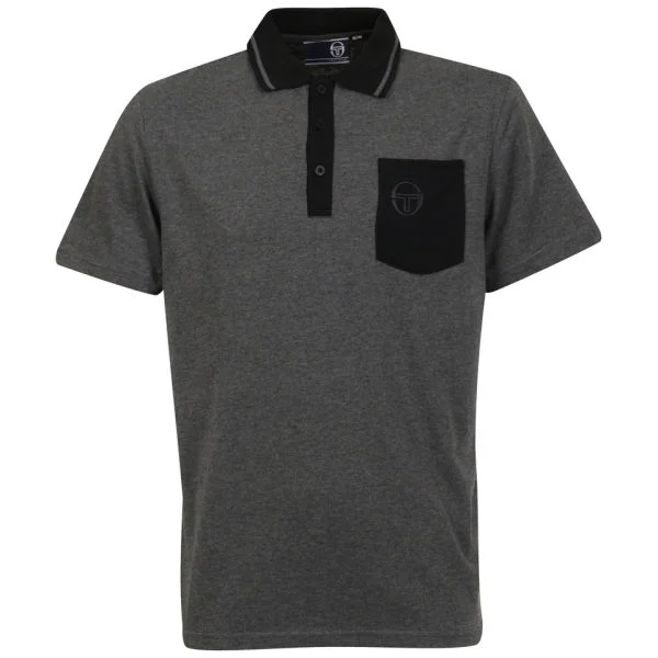 Sergio Tacchini Men's Phillips Polo-Shirt - Grey Marl - S - Grey Marl Image 1